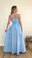 VESTIDO QUEZIA LISO (VÁRIAS CORES DISPONÍVEIS)